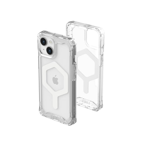 FERRARI iPhone 15 Case [Official Licensed] by CG Mobile | Transparent Initials & Gradient Case with SF Logo