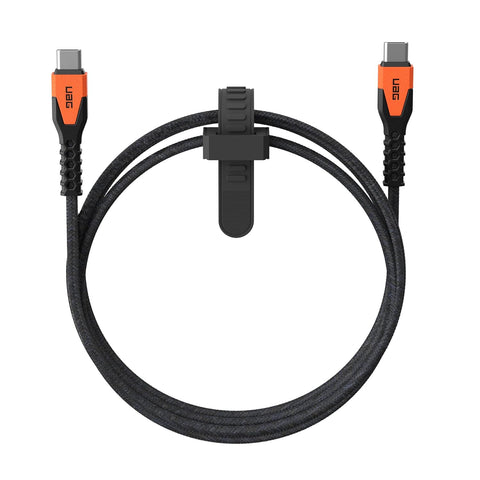 Urban Armor Gear UAG Rugged Kevlar Core Power Cable USBC to USBC 5ft/1.5m