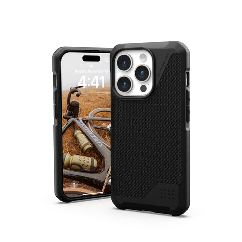 BMW iPhone 15 Pro Case [Official Licensed] by CG Mobile | Mag-Safe Compatible | Hard Case IML Ring Stand