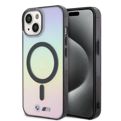 TUMI iPhone 15 Pro Case [Official Licensed] by CG Mobile | Mag-Safe Compatible, Silicone Case with Metallic Ring Stand