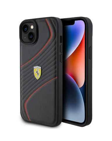 FERRARI iPhone 15 Plus Case [Official Licensed] by CG Mobile | Mag-Safe Compatible | Ring Stand Protective Case