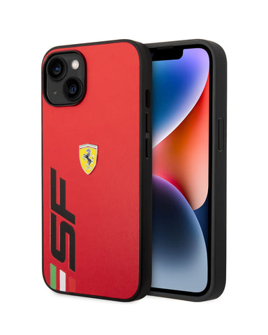 Ferrari iPhone 14 Case [Official Licensed] by CG MOBILE Italian Flag W/ Magsafe