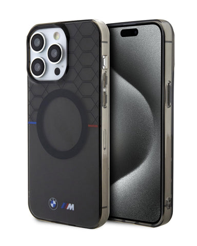BMW iPhone 15 Pro Case [Official Licensed] by CG Mobile | M Collection Mag-Safe Compatible with Printed Logo