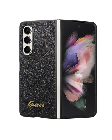 Guess Galaxy Z Fold 5 Case [Official Licensed] by CG Mobile | PC / TPU Glitter Flakes