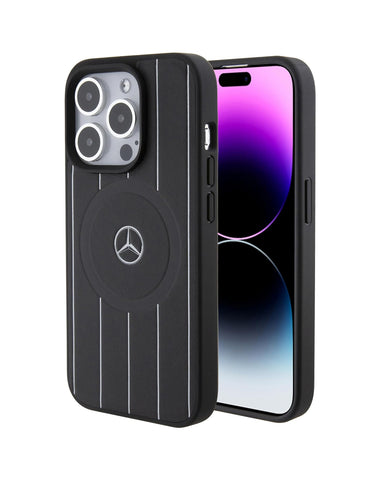 TUMI iPhone 15 Pro Max Case [Official Licensed] by CG Mobile | Mag-Safe Compatible, Silicone Case with Metallic Ring Stand