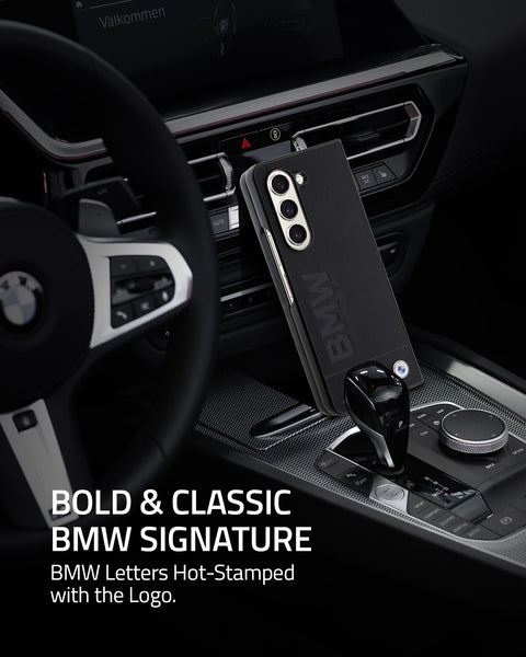 BMW Handyhülle BMW Samsung Galaxy Z Fold5 Schutzhülle Leather Hot