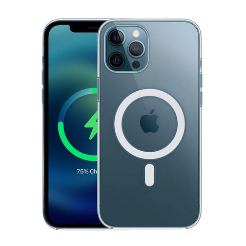 RAEGR iPhone 12 Pro Max 5G MagFix Magnetic Case, Supports Mag-Safe Wireless Charging 6.7"- Silicone Case