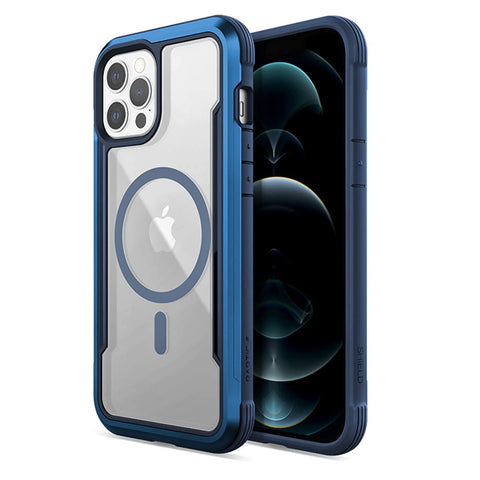 RAEGR iPhone 12 Pro Max 5G Anodized Aluminum Bumper Case, Supports Mag-Safe Wireless Charging 6.7"- Edge Armor Case