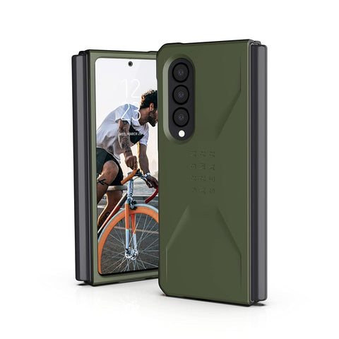 UAG Galaxy Z Fold 5 Case, Civilian Ultra Thin Shock-Absorbent Case (Military Drop Tested)