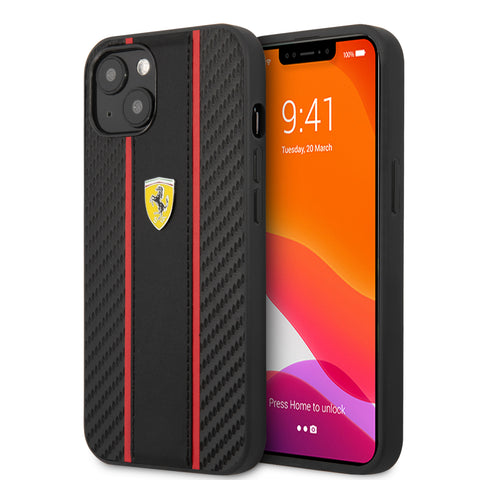 Ferrari iPhone 14 Plus Case [Official Licensed] by CG MOBILE, Italian Flag W/ Magsafe