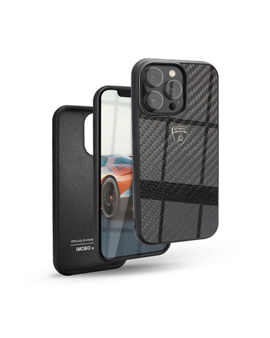 BMW iPhone 13 Pro Max Case [Official Licensed] by CG Mobile (TPU + PC) Hard & Transparent Case With Black Edges