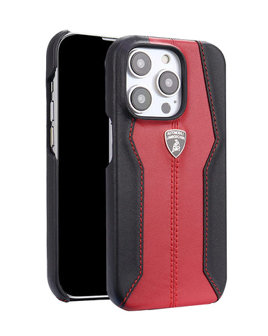 Lamborghini iPhone 13 Pro Max Case [Official Licensed] by iMOBO, Huracan D16 Premuim Leather