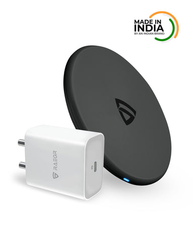 RAEGR MagFix Arc M500 15W | Made in India| Magnetic Wireless Charging Pad