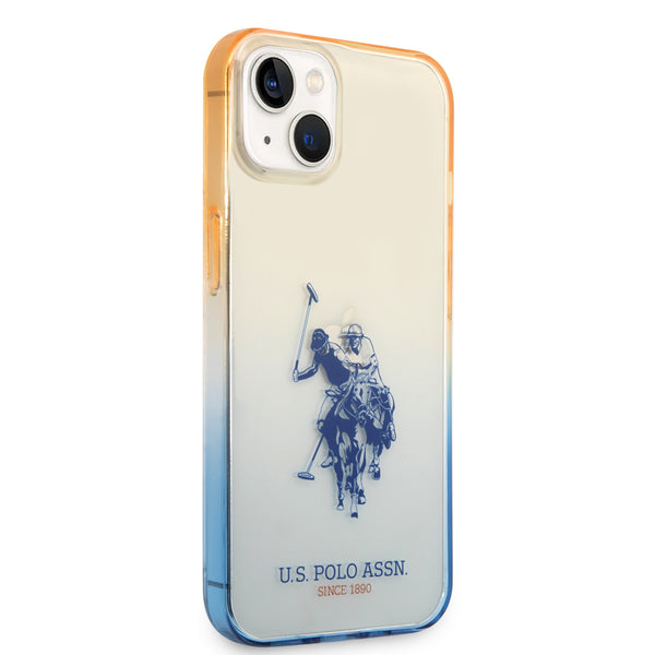 Catalog :: Mobile phones accessories :: Cases :: Back cover :: U.S. Polo PU iPhone  14 Pro Max Leather Stitched Lines Case Apple Melns Sarkans