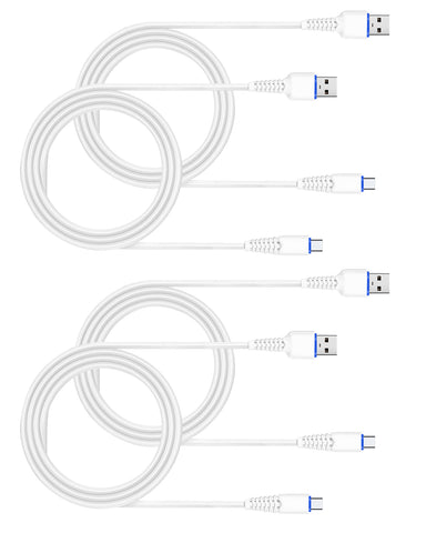 RAEGR RapidLine USB Type-A to Type-C Cable, (1M/3.3ft)-(Pack of 4)