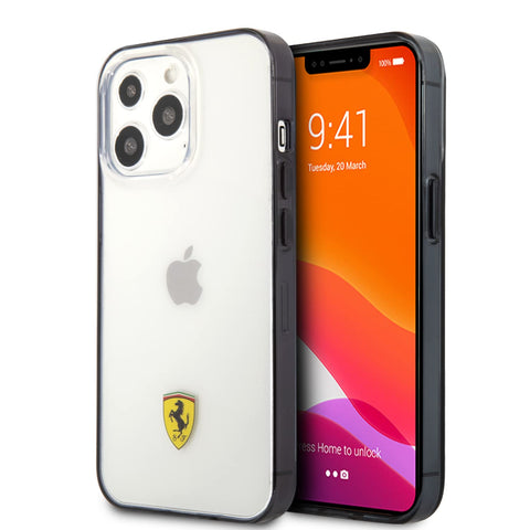 Ferrari iPhone 13 Pro Max Case [Official Licensed] by CG Mobile Transparent Case
