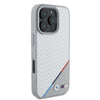 BMW iPhone 16 Pro Max Case [Official Licensed] By CG MOBILE  Crossbody Case with Carbon Middle Stripe with Metal Logos