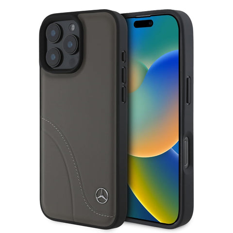 BMW iPhone 16 Case [Official Licensed] By CG MOBILE M Collection Mag-Safe Compatible | PU Carbon Tricolor Stripes