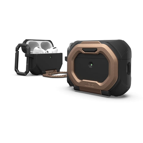 UAG AirPods Pro (3rd Gen, 2025) , Monarch Case - Built-in Phone Stand Detachable Carabiner