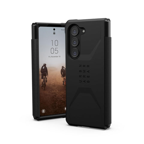 UAG Galaxy Z Fold 5 Case, Civilian Ultra Thin Shock-Absorbent Case (Military Drop Tested)