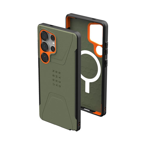 Urban Armor Gear UAG Galaxy S25 Ultra 5G 2025 Civilian w/Magnet Case