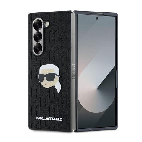 Karl Lagerfeld Galaxy Z Fold 6 Case [Official Licensed] by CG Mobile , PU Leather Case