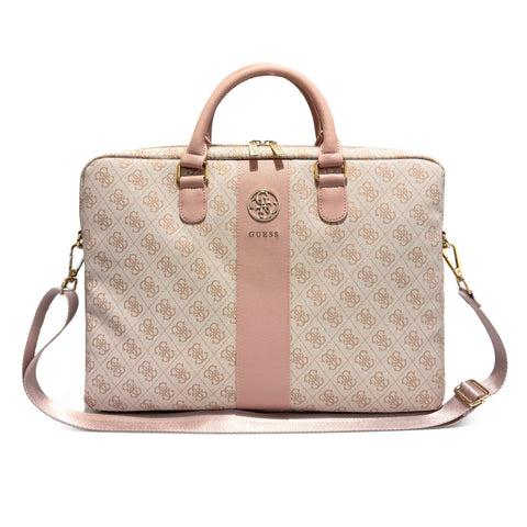 GUESS 16-Inch Messenger Bag [Official Licensed] by CG Mobile | Round 4G Classic Logo