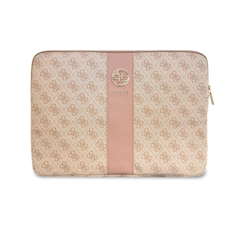 GUESS 13 inch /14-Inch Laptop Sleeve [Official Licensed] by CG Mobile | Gold Round 4G Classic Metal Logo