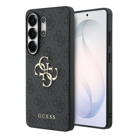 GUESS Galaxy S26 Ultra Case [Official Licensed] by CG MOBILE, Big 4G Metal Logo & Classic Logo