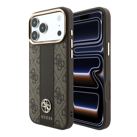 GUESS iPhone 18 Pro Max / iPhone 17 Pro Max Case [Official Licensed] By CG MOBILE,  4G PU Case With Classic Logo With Magnetic