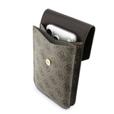 GUESS Universal Wallet Bag [Official Licensed] by CG Mobile | Grained PU Leather with Classic Logo & Strap,