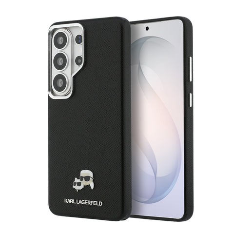 KARL LAGERFILED Galaxy S26 Ultra Case [Official Licensed] by CG MOBILE, Full Wrapped Grained With K&C Head Pin