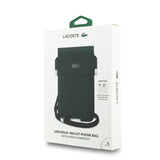 Lacoste Universal Wallet Bag [Official Licensed] by CG Mobile | Petit Pique with Metal Logo, Crossbody Bag