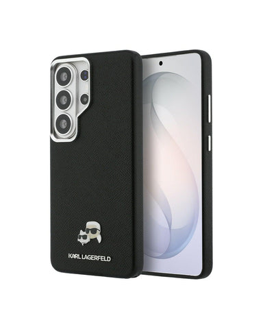 KARL LAGERFILED Galaxy S26 Ultra Case [Official Licensed] by CG MOBILE, Full Wrapped Grained With K&C Head Pin