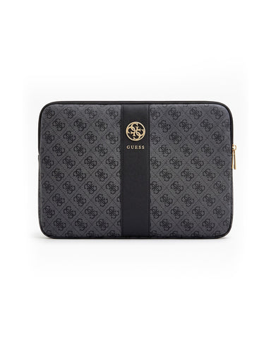 GUESS 13 inch /14-Inch Laptop Sleeve [Official Licensed] by CG Mobile | Gold Round 4G Classic Metal Logo