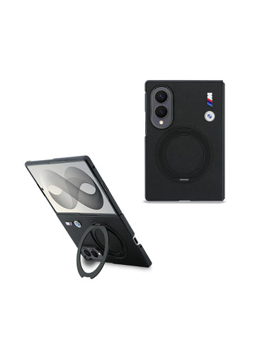 BMW Galaxy Z Fold 8 Case [Official Licensed] By CG MOBILE |Magnetic Compatible | Magnetic Ring Stand 360° Case