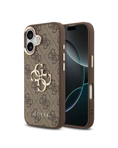 GUESS iPhone 17 Case [Official Licensed] By CG MOBILE,  Big 4G & Classic Metal Logos