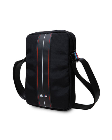 BMW Tablet Bag [Official Licensed] by CG Mobile |  PU Red Stripes, Lightweight Sling Pouch