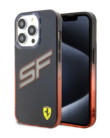 Ferrari iPhone 14 Pro Case [Official Licensed] by CG Mobile, Carbon Fiber, Leather &  Aperta