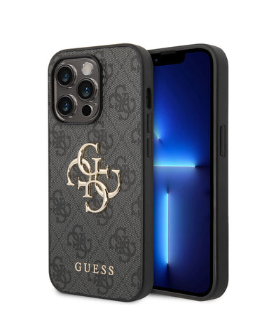 GUESS iPhone 15 Pro Max Case [Official Licensed] by CG Mobile| PU Leather Case with 4G Metal Logo