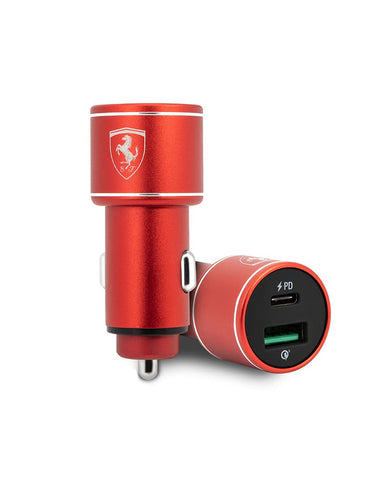 Ferrari Car Charger [Official Licensed] by CG Mobile | USB Type-C Car Charger 38W