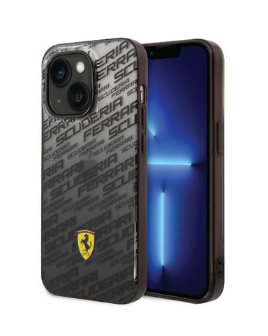 Ferrari iPhone 14 Plus Case [Official Licensed] by CG MOBILE | PU Carbon Case
