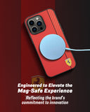 FERRARI iPhone 14 Pro Max Case [Official Licensed] by CG Mobile, Vertical Stripe  W/ Magsafe