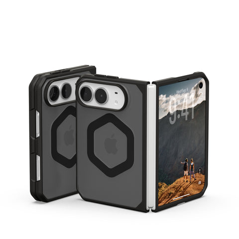 UAG Phone Duo Case, Mouve - Magnetic Charging Two-Piece Open-Hinge Design