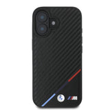 BMW iPhone 16 Case by CG Mobile - PU Carbon with MagSafe Compatibility