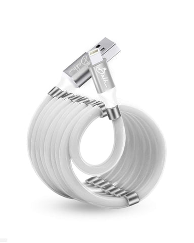 Beckh AL040 Magnetic USB A Cable (2M/6.6ft) White