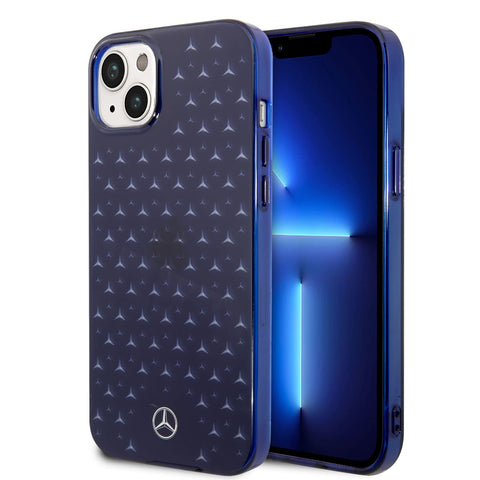 Mercedes-Benz iPhone 14 Pro Max (6.7-Inch) 2022 Case [Official Licensed] by CG Mobile, Aluminium Star Pattern