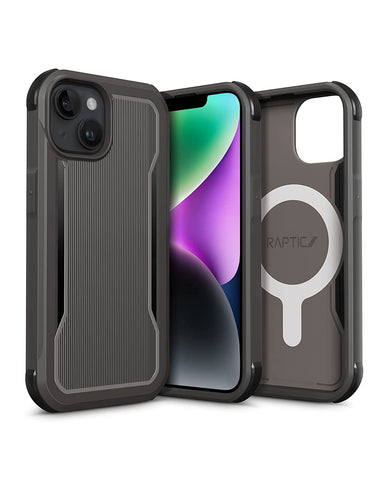 Raptic by X-Doria iPhone 14 Pro Case, Secure Magnetic Built Case