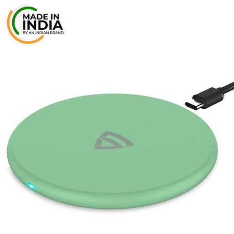 RAEGR Arc 400 Pro Qi Certified Type-C PD 15W Wireless Charger | Charging Pad (MADE IN INDIA)