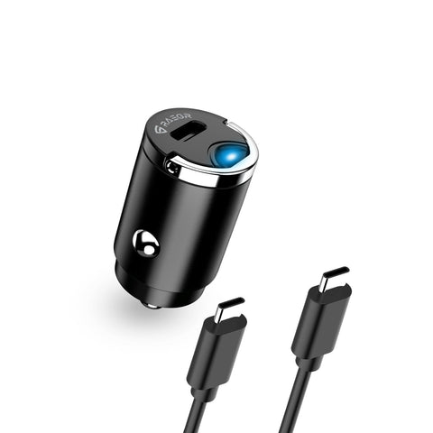 Scosche Cpdcc60 Powervolt 60W Certified Dual Usb Type-C + Type-C Fast Car Charger